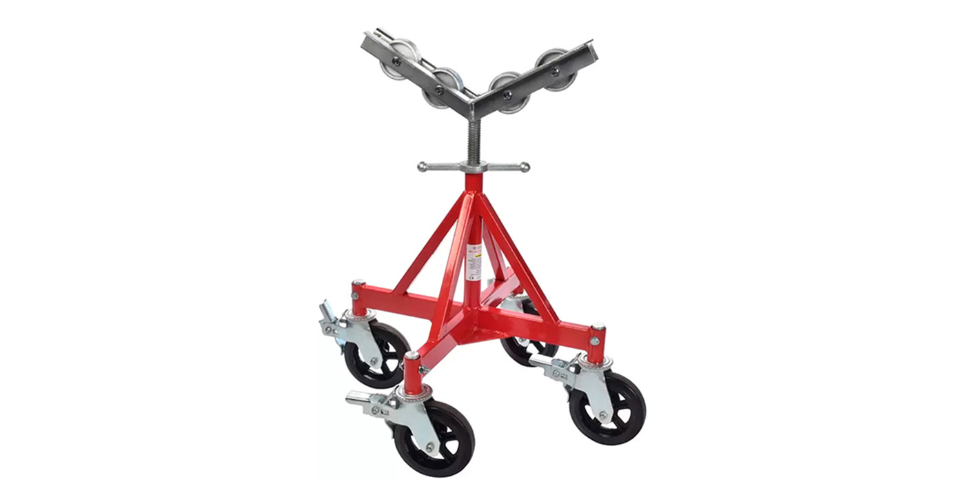 Cavalletti industriali per tubi: supporto e trasporto sicuro con PJQ di G.B.C.